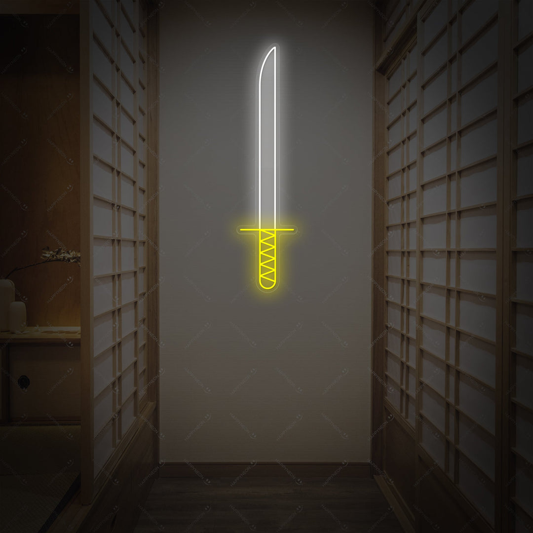 Espada Japonesa Letrero de neón, Japonés Neon Sign