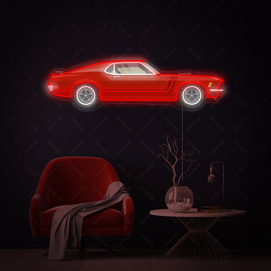 "American Muscle Car" Letrero de neón