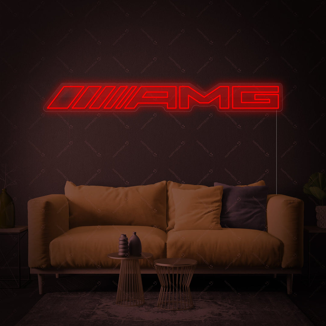 "AMG" Letrero de neón