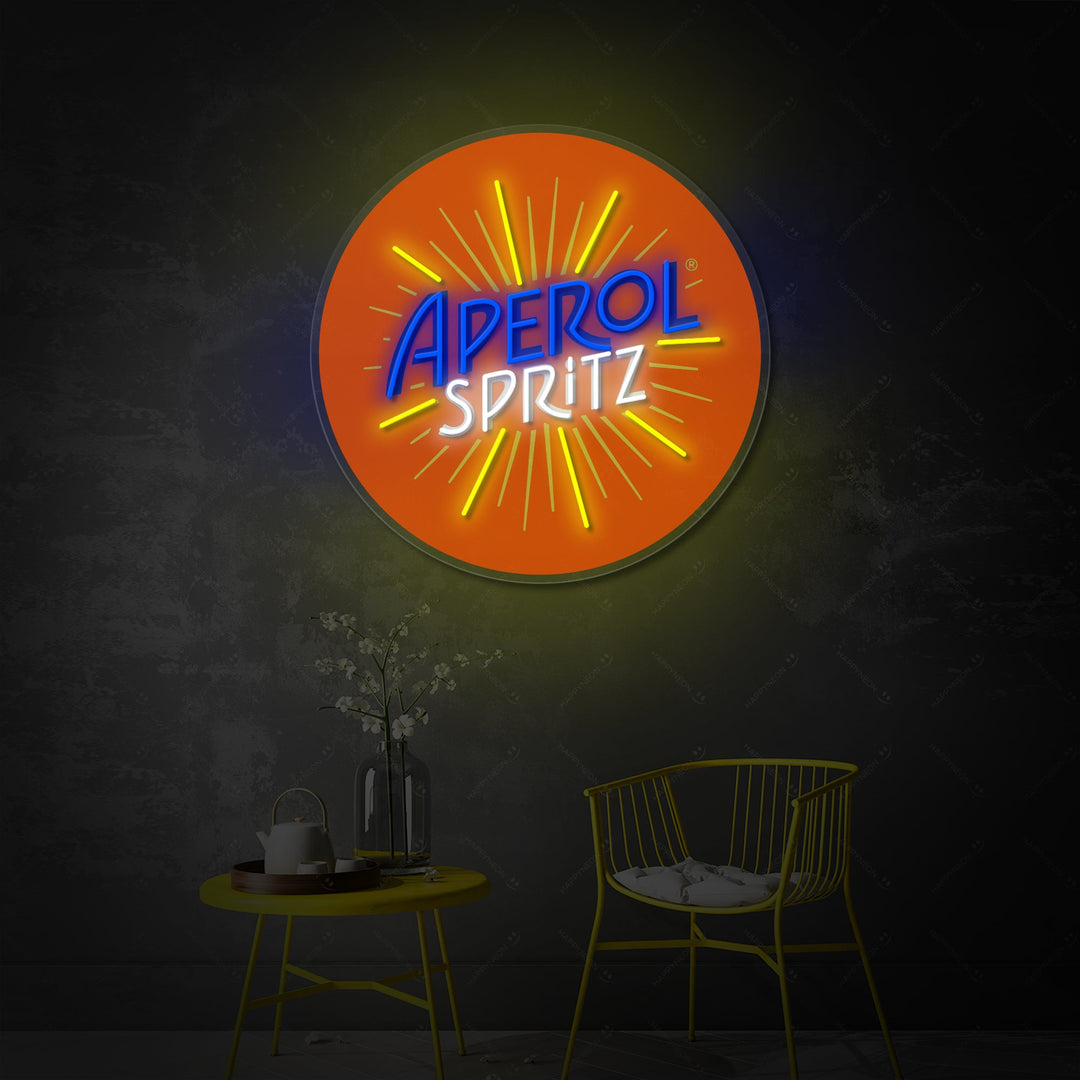 "Italy Aperol Spritz" Letreros Neon