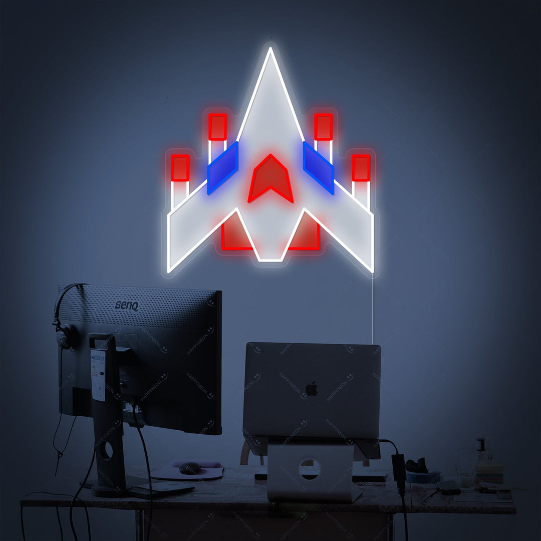 "Arcade Nave Espacial" Letrero de neón