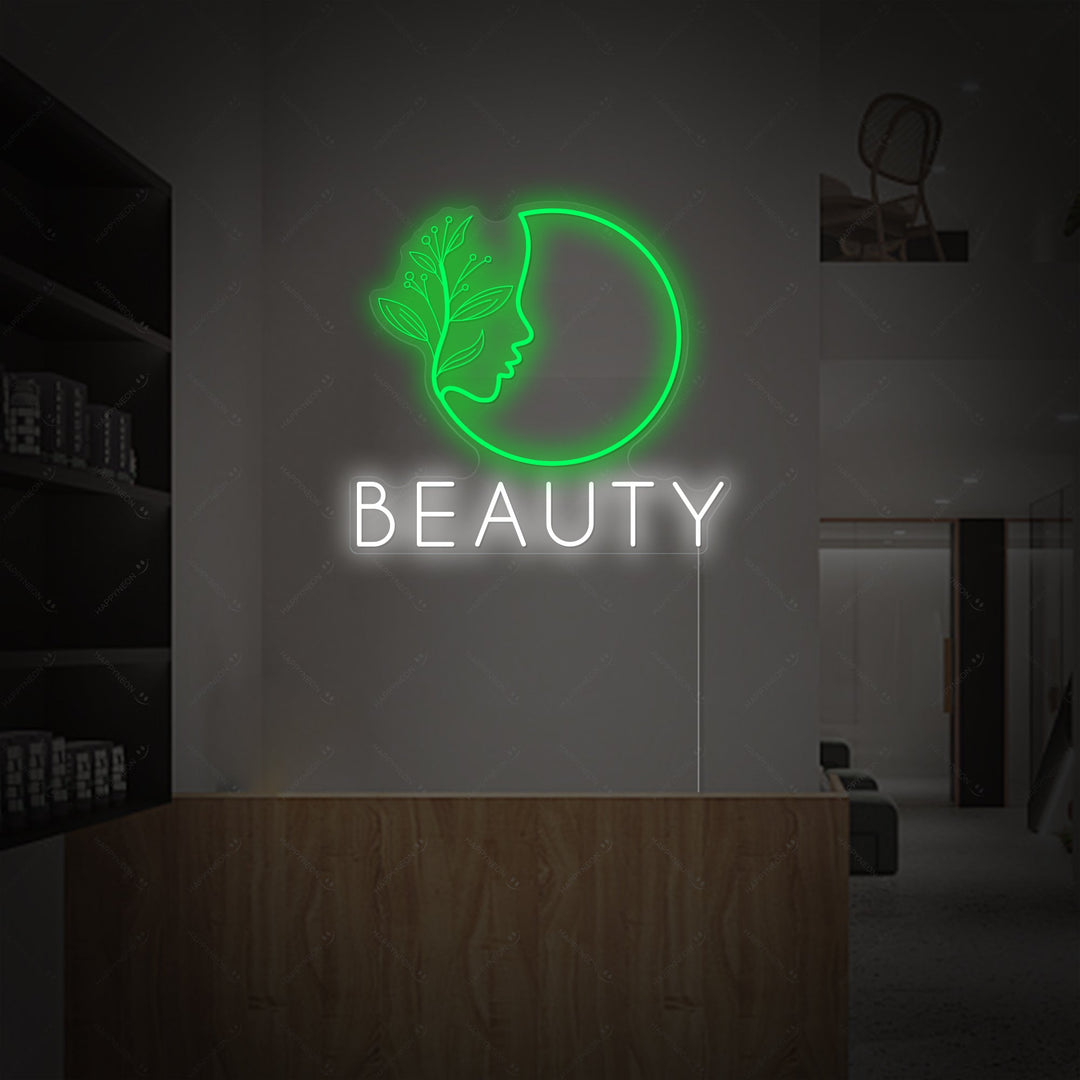 "Spa de belleza Logo" Letrero de neón