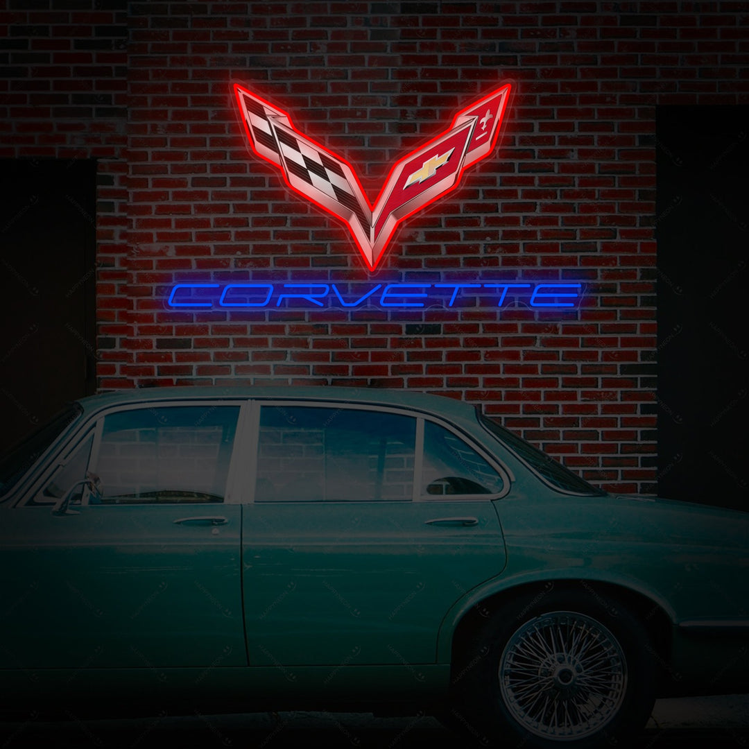 "Corve-Logo" Letrero de neón