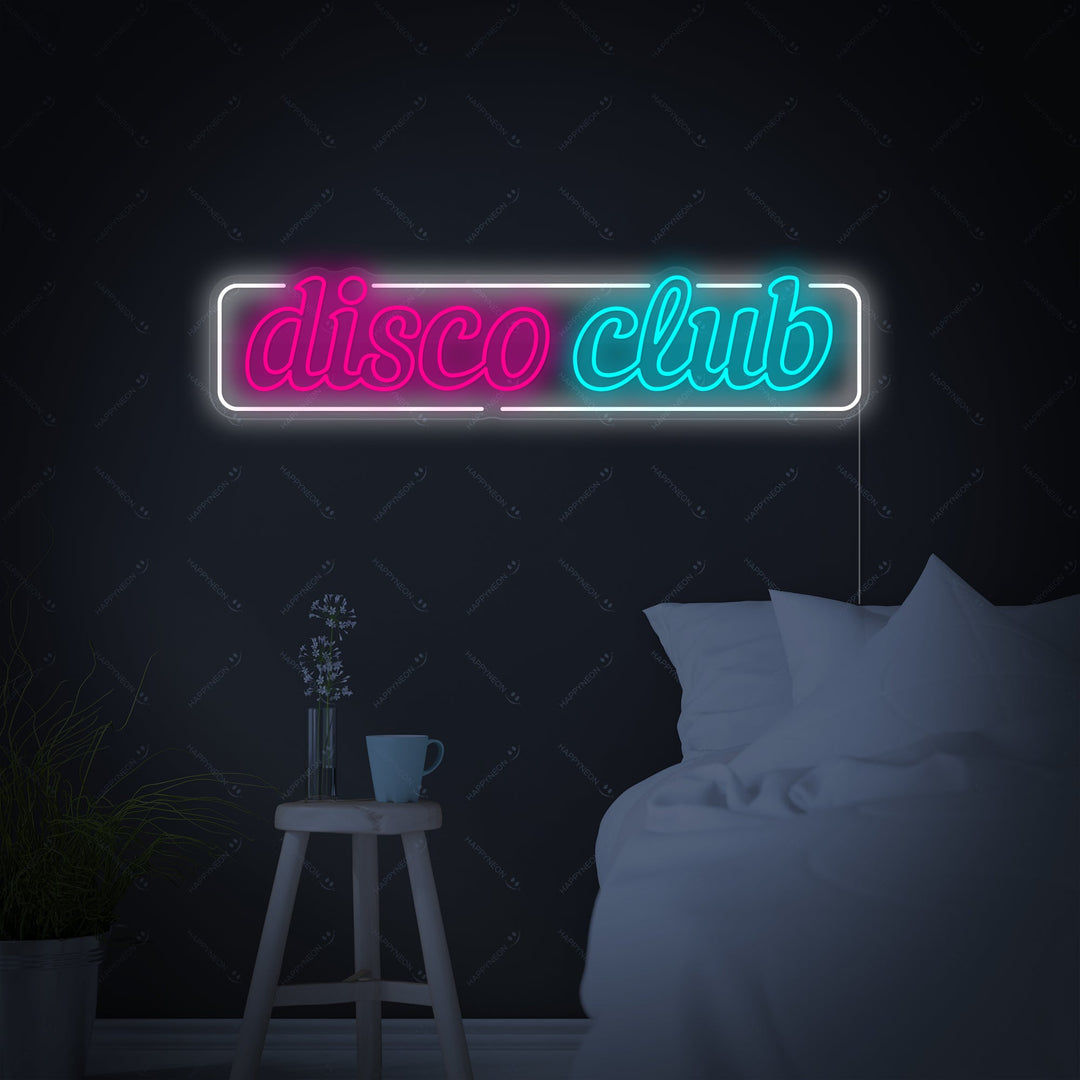 "Disco Club" Letrero de neón