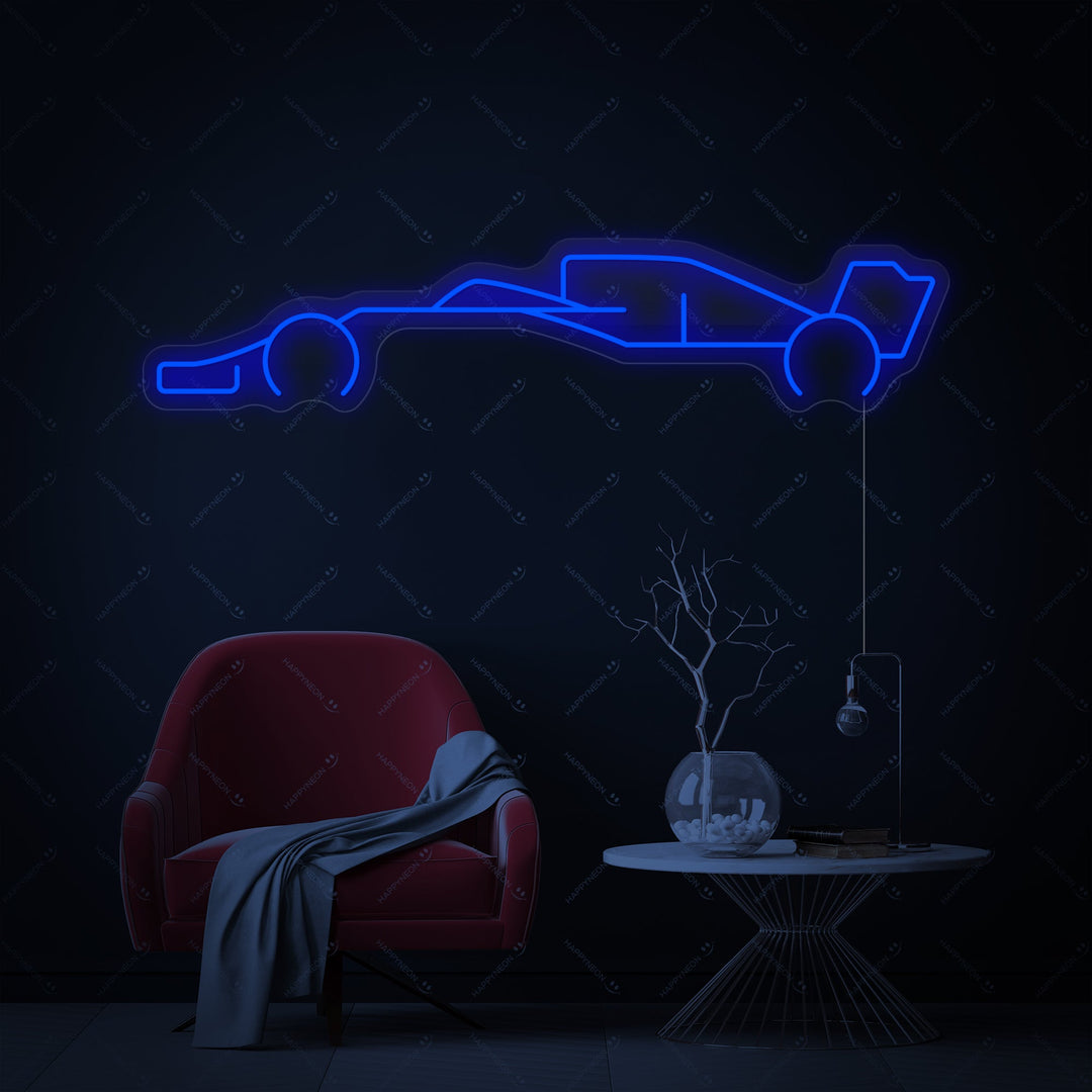 "Coche F1" Letrero de neón