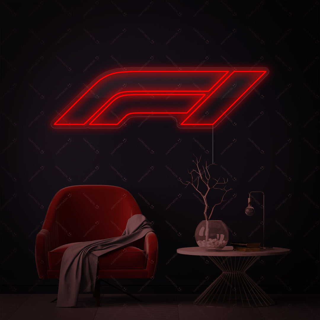 "Logotipo F1" Letrero de neón