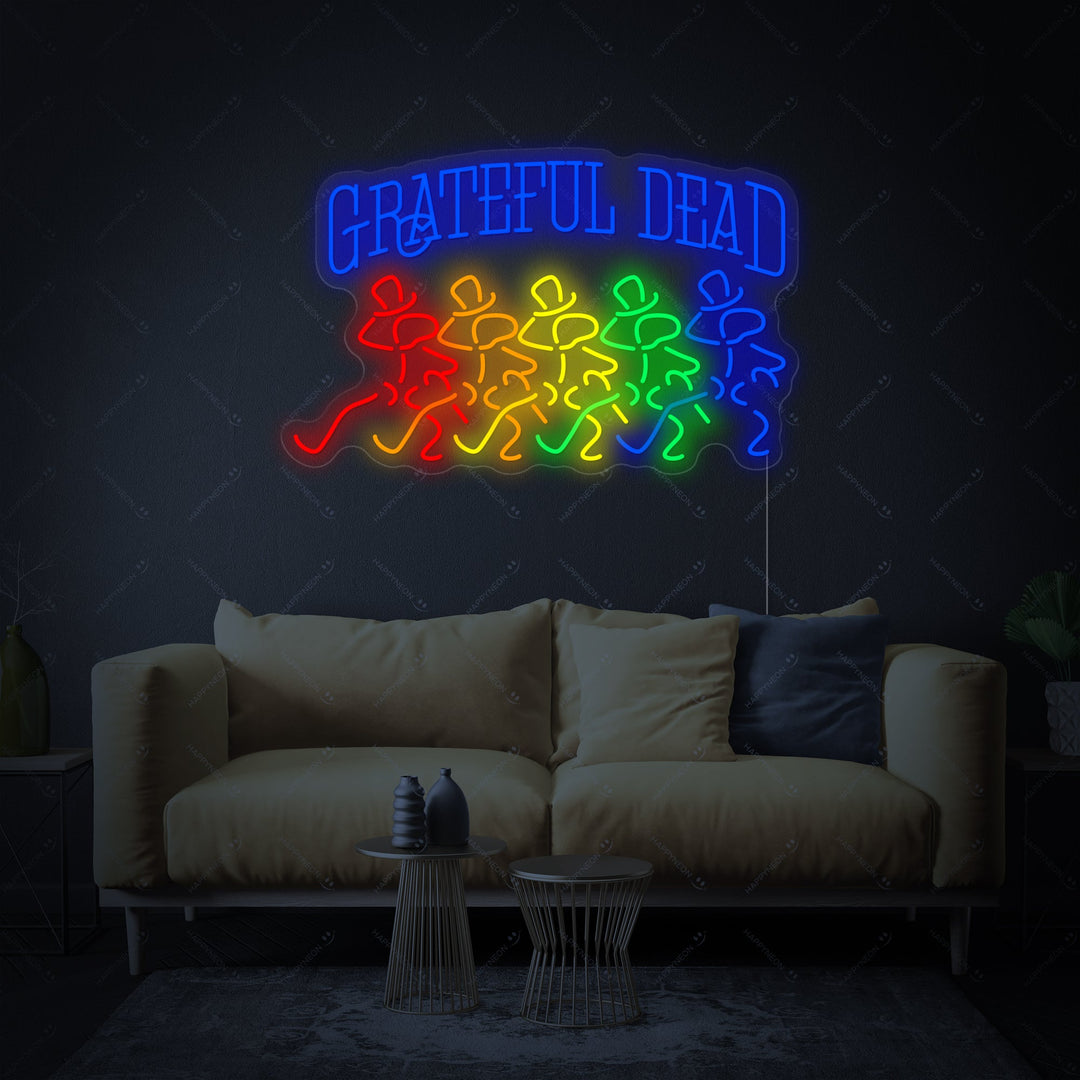 "Grateful Dead" Letrero de neón