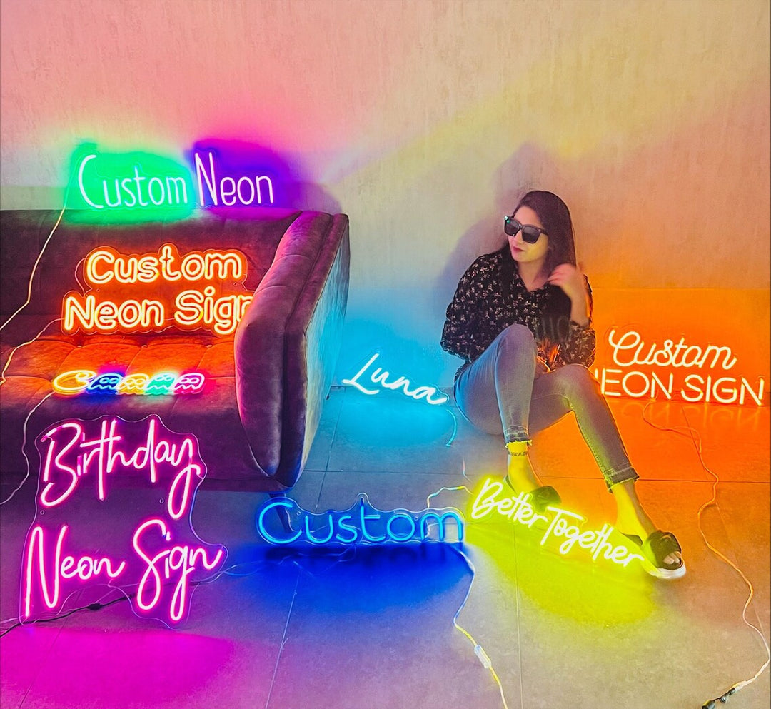 LED Neon Personalizado, Cartel Luminoso Personalizado, Luces Neon Personalizadas