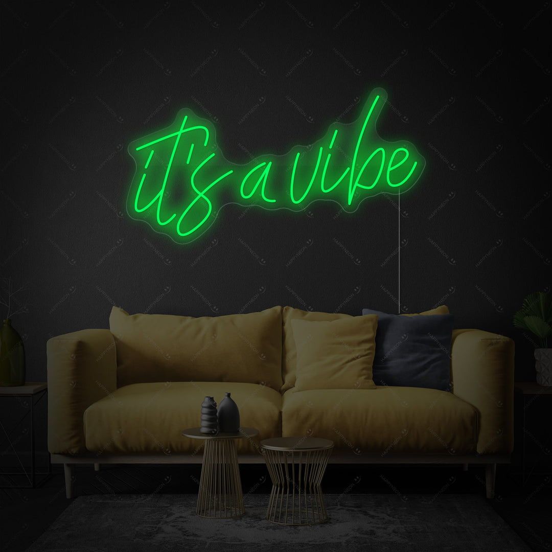 "It's a Vibe" Letrero de neón