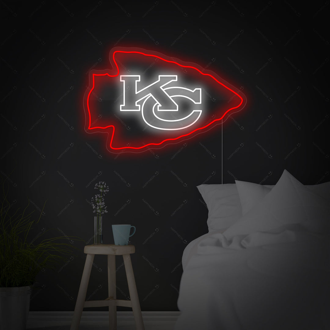 "KC Chiefs" Letrero de neón