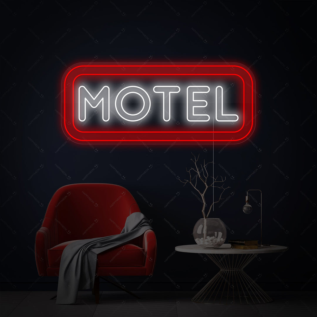 "Motel" Letrero de neón