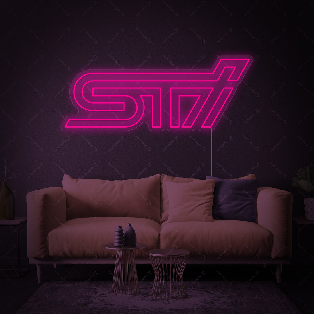 "Logotipo Sti" Letrero de neón
