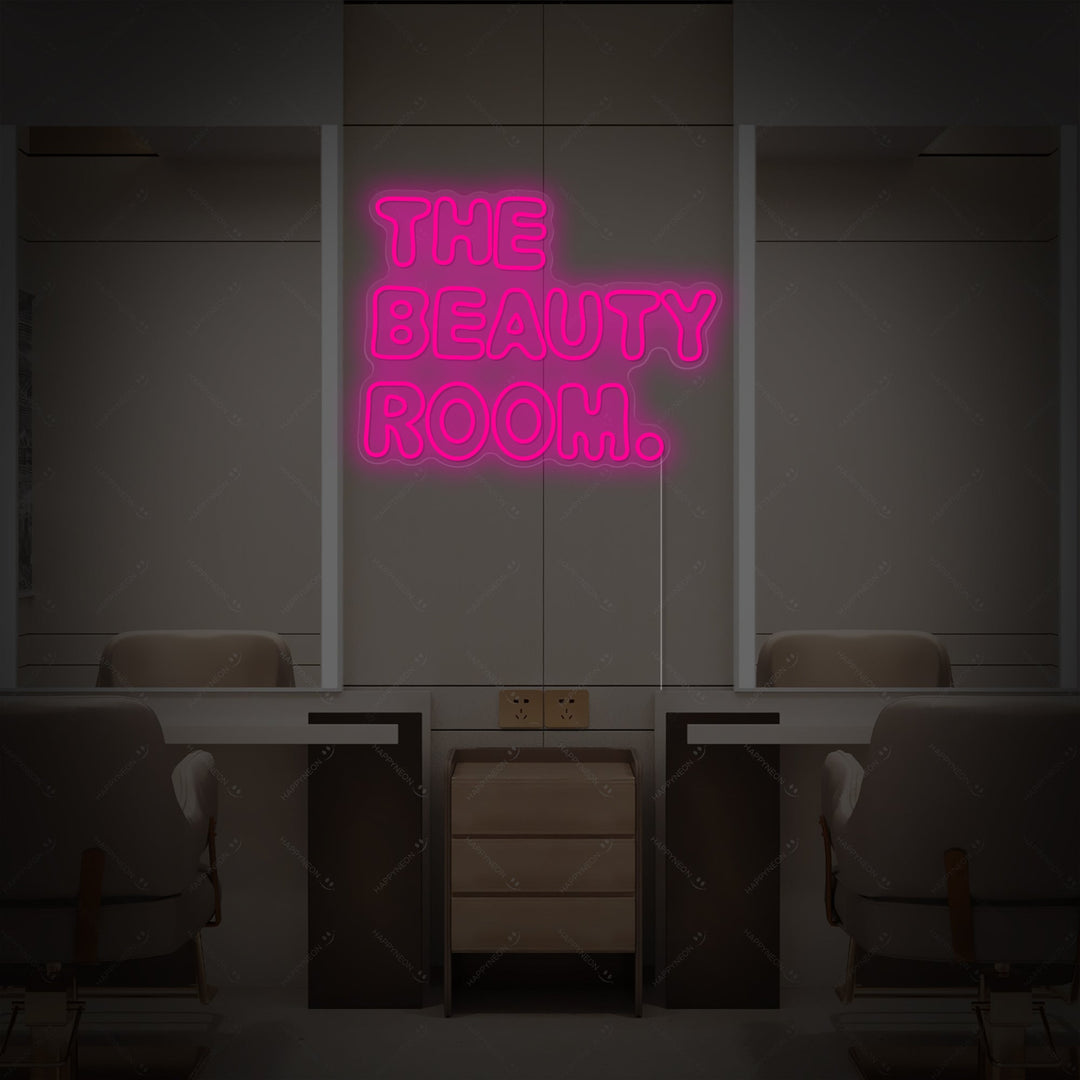 "The Beauty Room" Letrero de neón