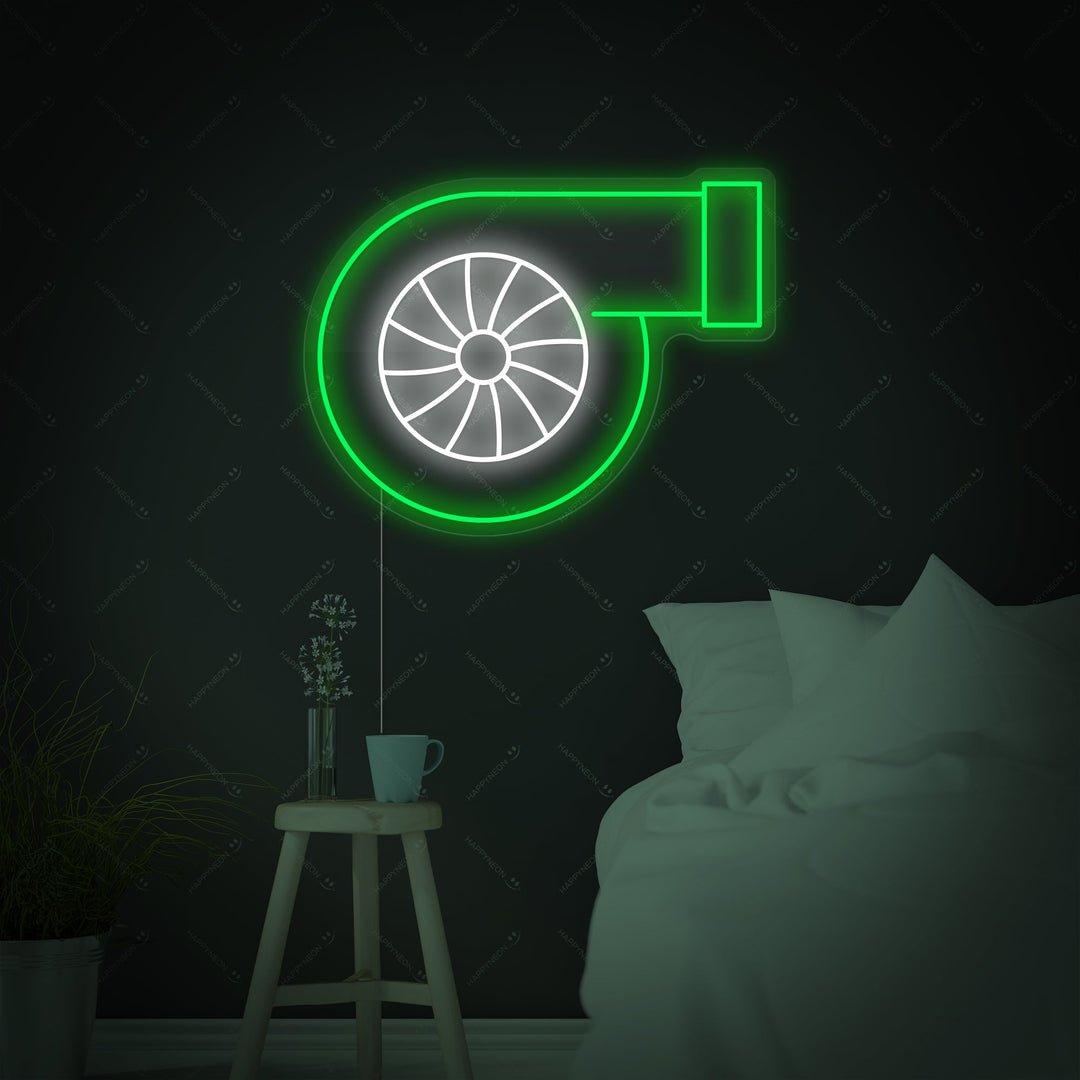 "Turbo" Letrero de neón