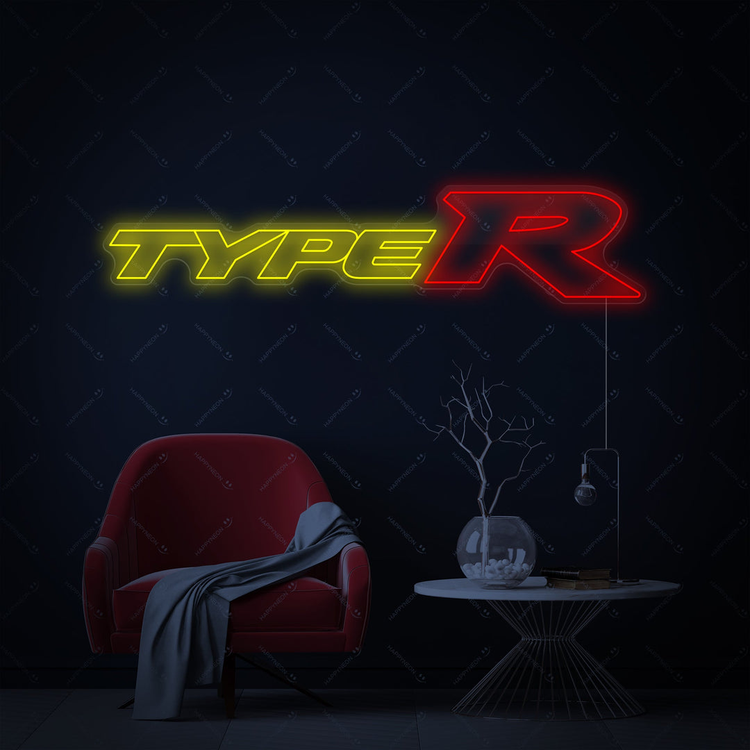 "Type R" Letrero de neón