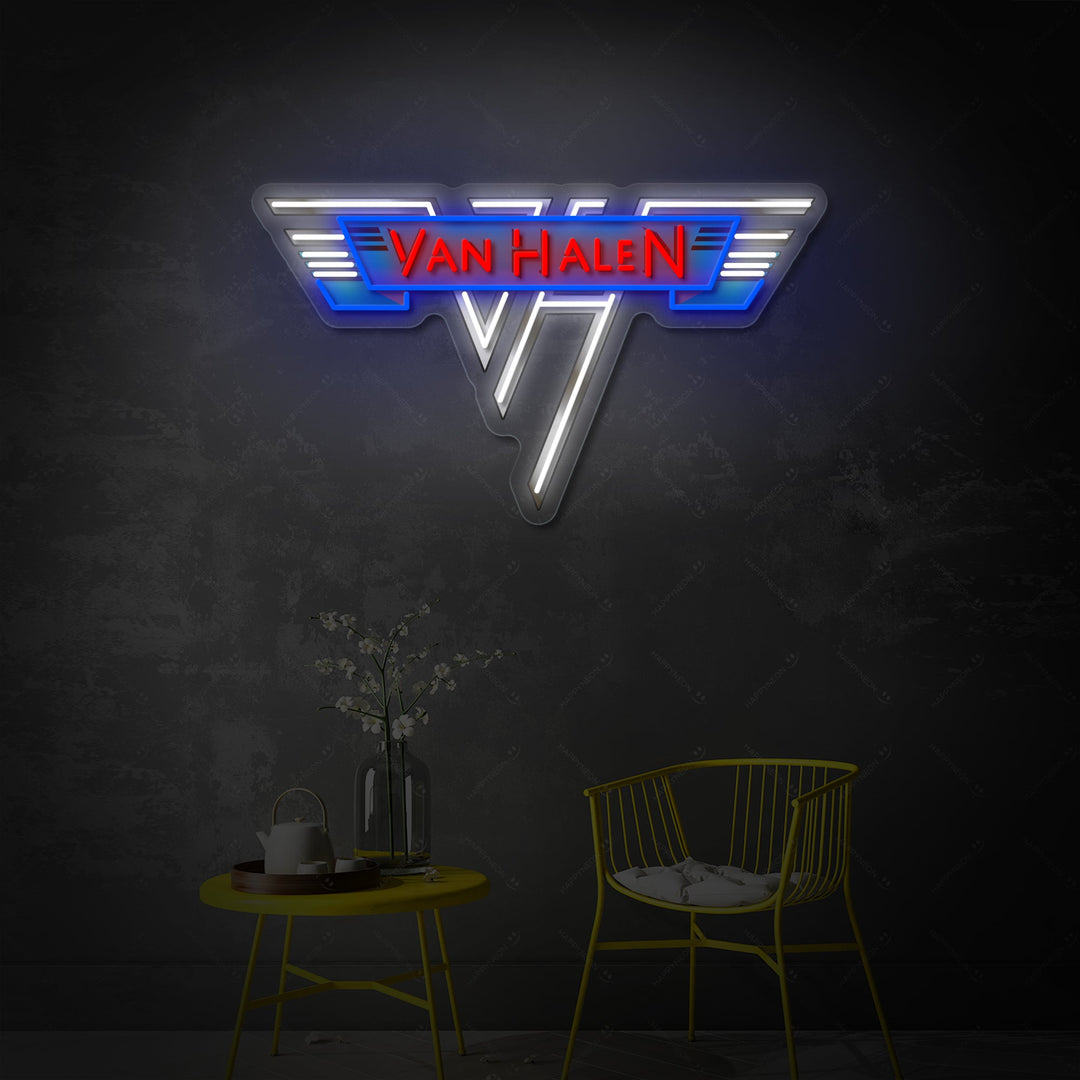 "Van Halen" Letrero de neón