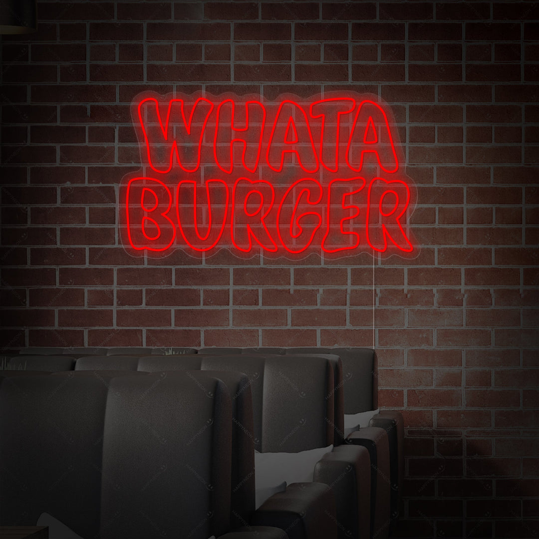 "Whataburger" Letrero de neón