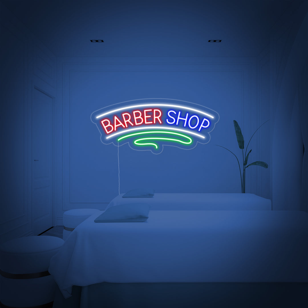 "Corte De Pelo, Barber Shop" Letreros Neon