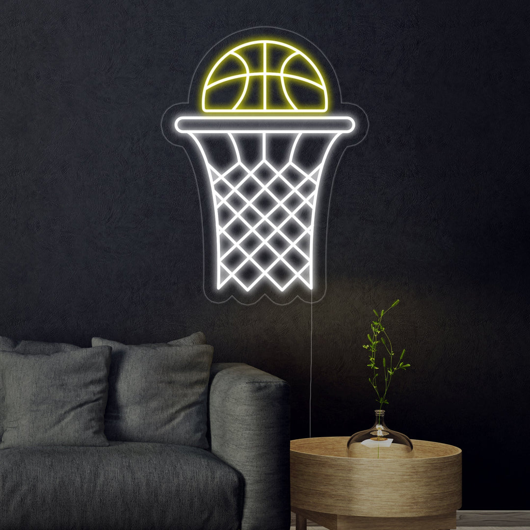 "Red De Baloncesto" Letreros Neon