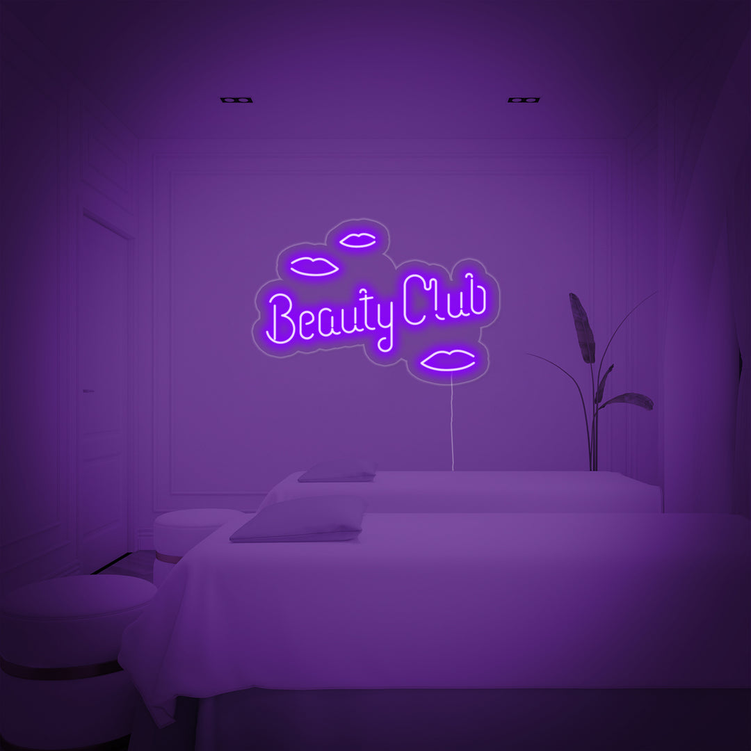 "Beauty Club" Letreros Neon