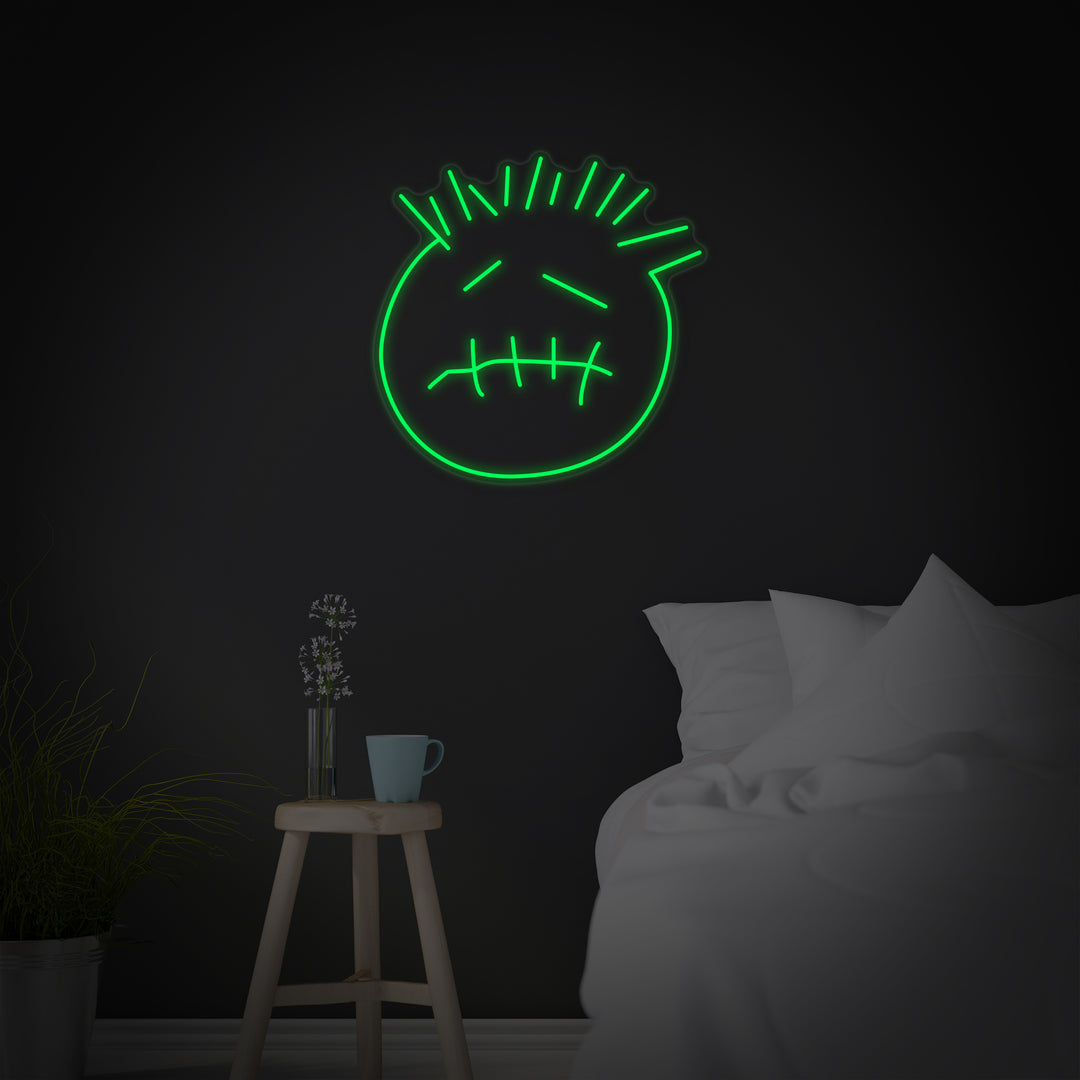"Rostro De Cactus Jack" Letreros Neon