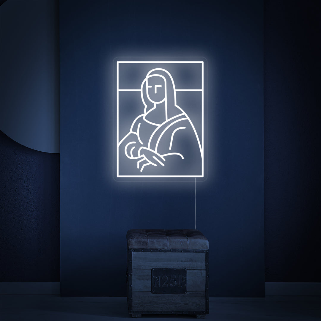 "Da Vinci Mona Lisa" Letreros Neon