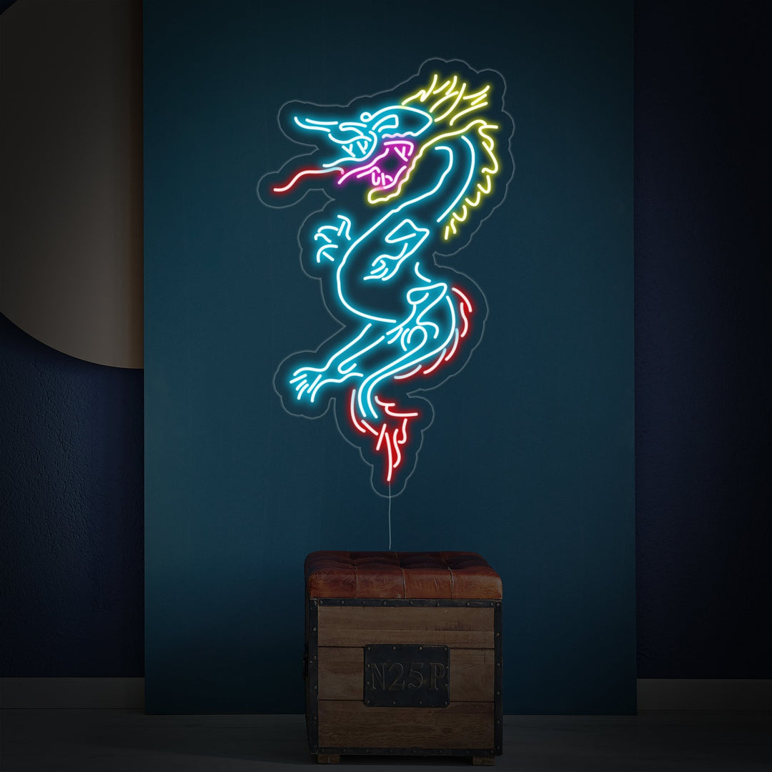 "Dragón" Letreros Neon