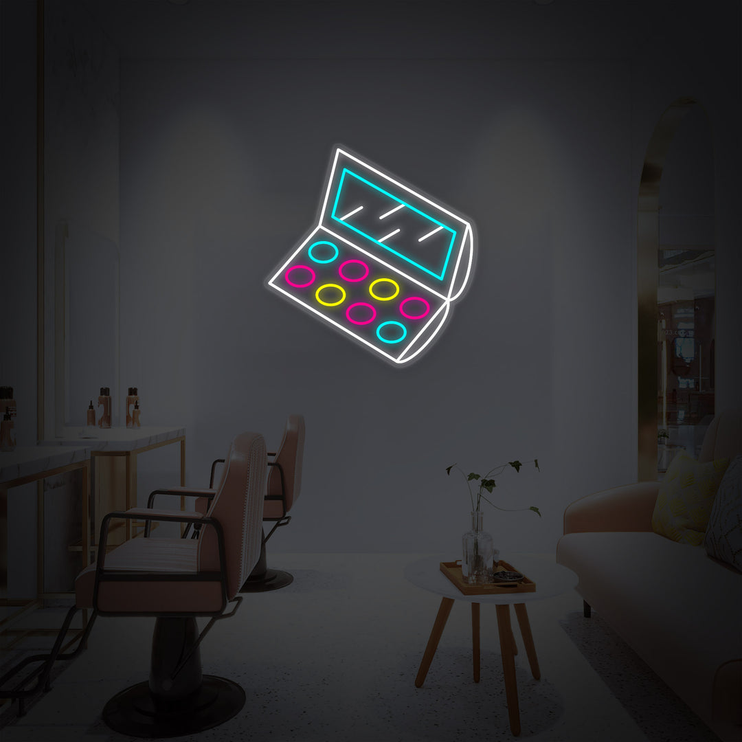 "Paleta De Sombras" Letreros Neon