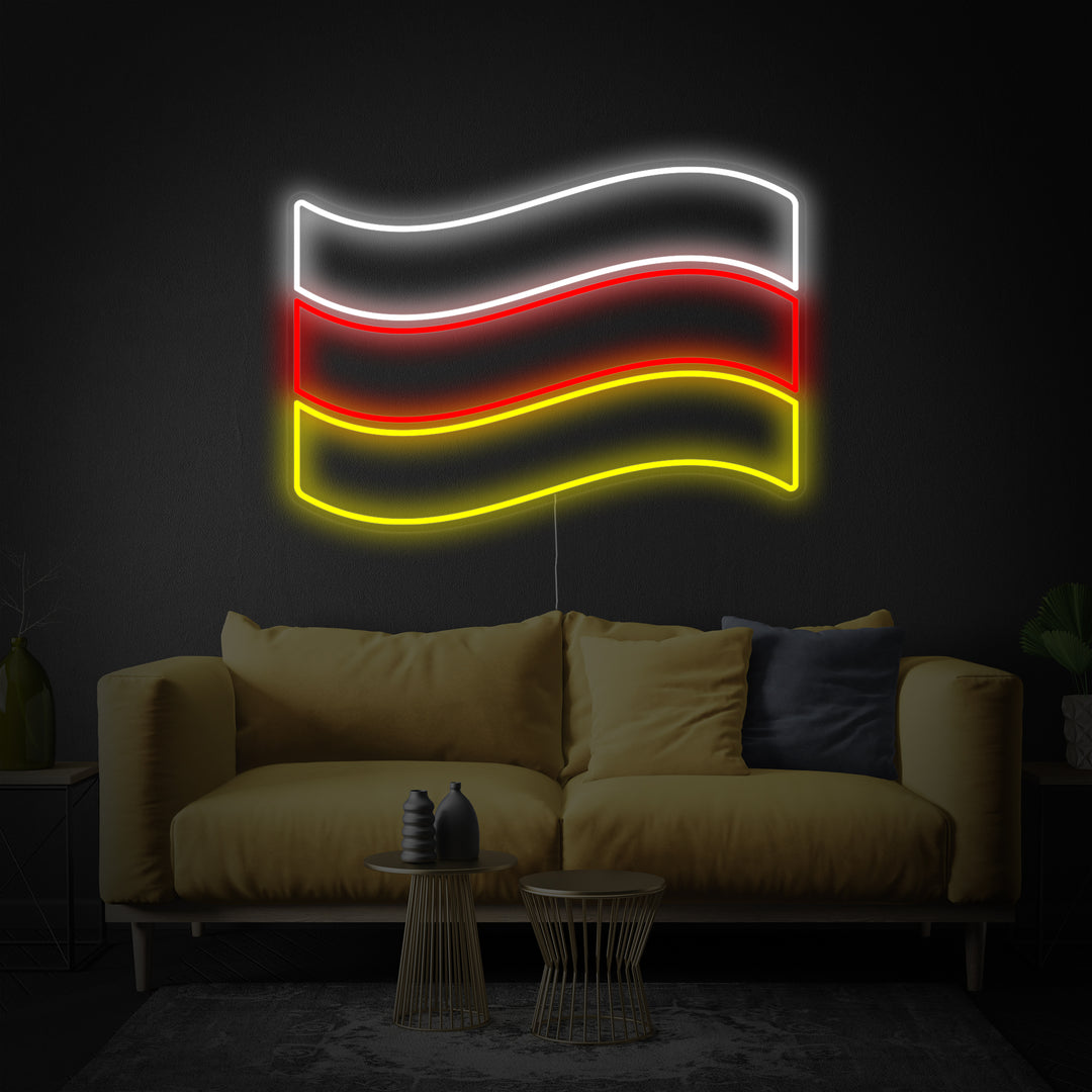 "Bandera De Alemania" Letreros Neon