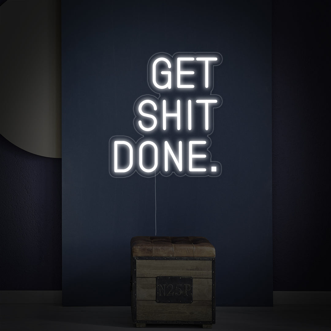 "Get Shit Done" Letreros Neon