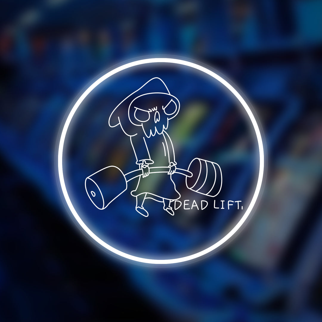 "La Parca Con Barra" Letreros Neon en Miniatura