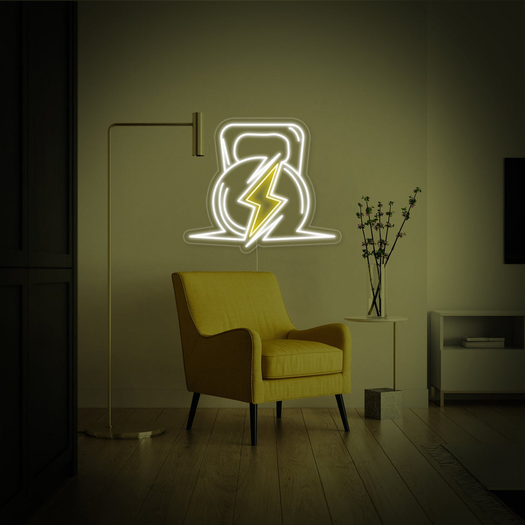 "Gimnasio Potencia Fitness" Letreros Neon