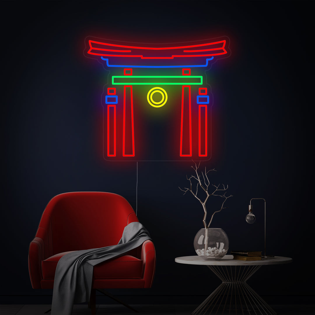 "Puerta Torii Japonesa" Letreros Neon