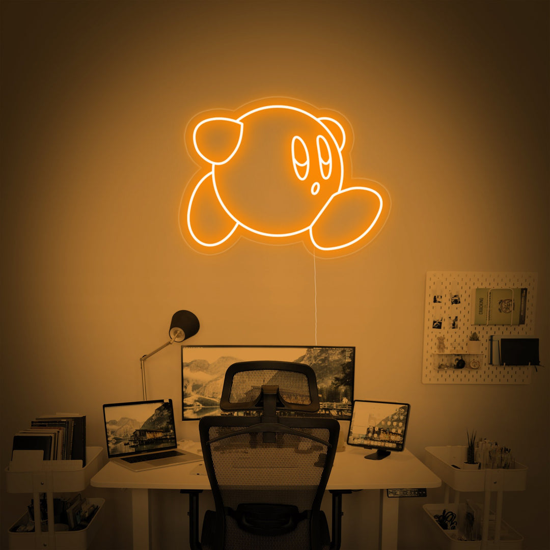 "Kirby, Decoración De Habitaciones De Kirby, Decoración De Juegos" Letreros Neon