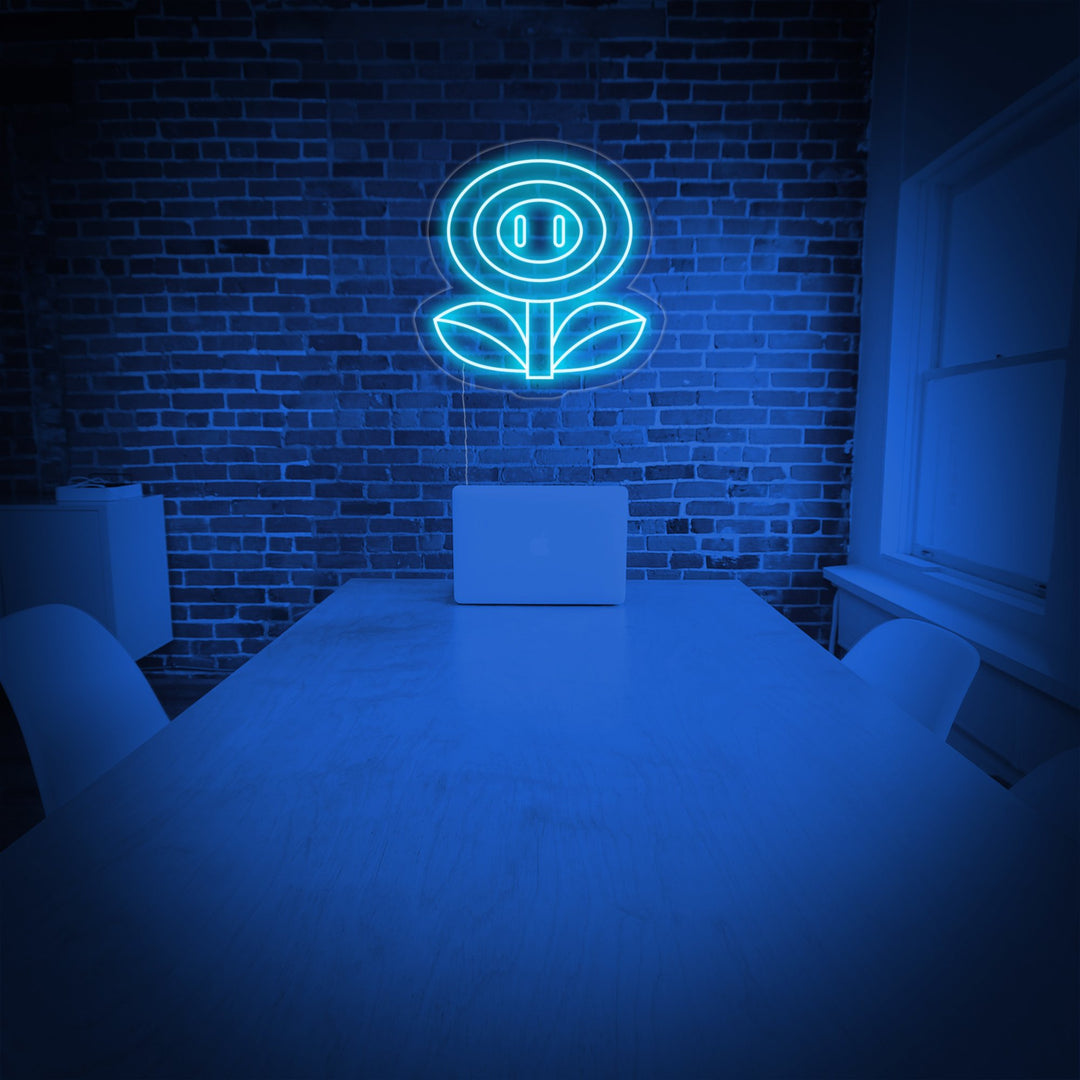 "Flor" Letreros Neon