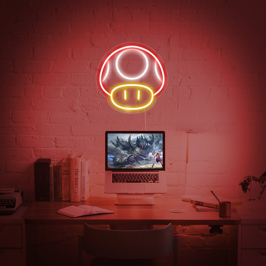 "Seta, Decoración De Habitaciones De Juegos" Letreros Neon