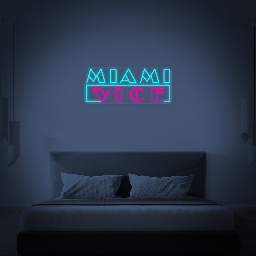 "Miami Serie De Televisión" Letreros Neon