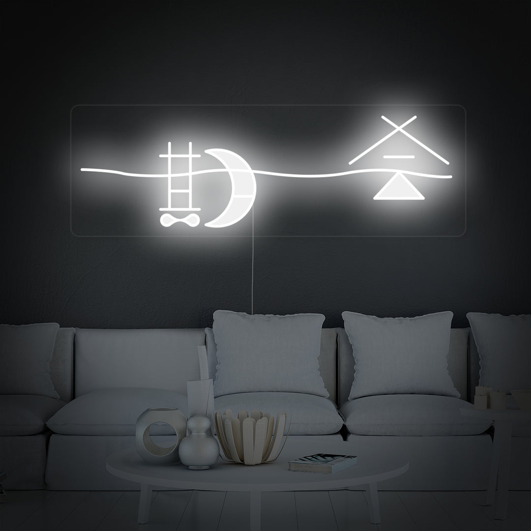 "Oportunidad Única En Japonés" Letreros Neon