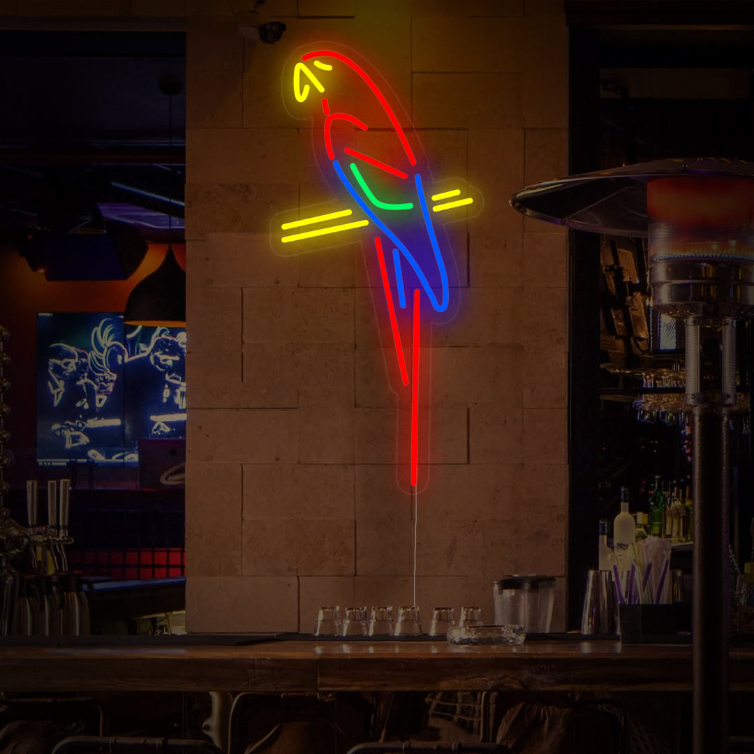 "Parrot Bar Pub" Letreros Neon