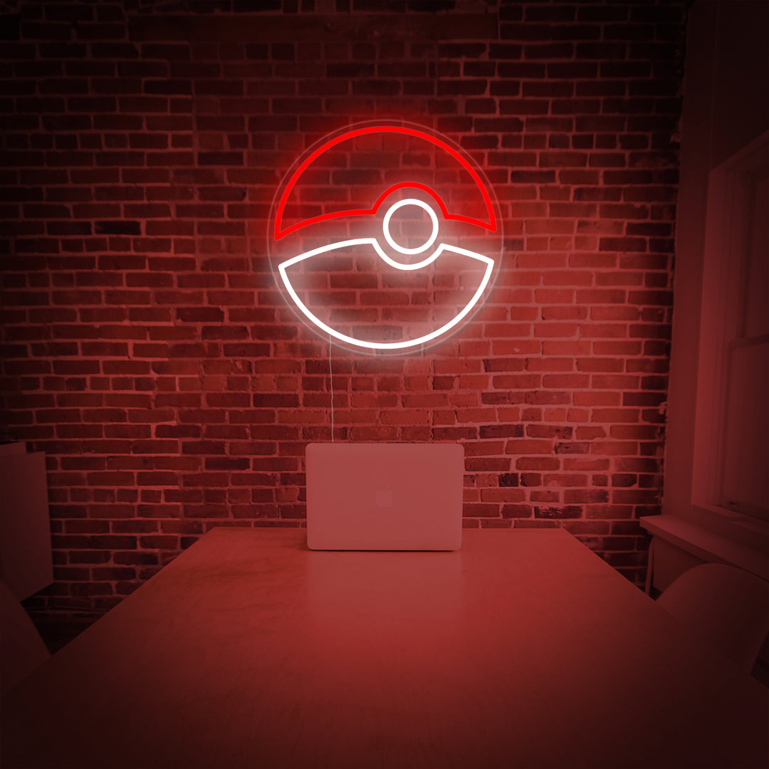 "Poke Ball" Letreros Neon