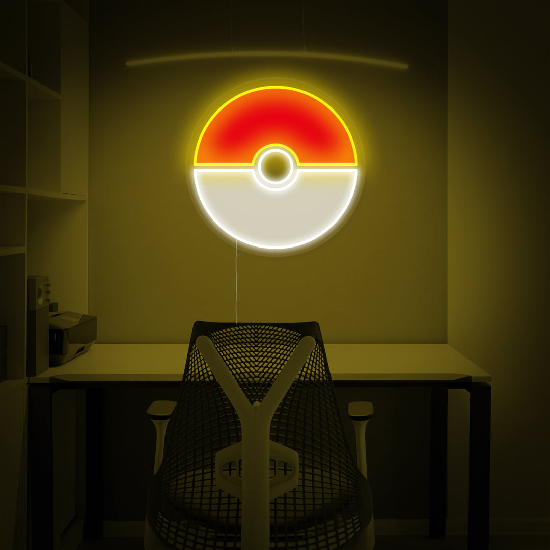 "Poke Ball" Letreros Neon