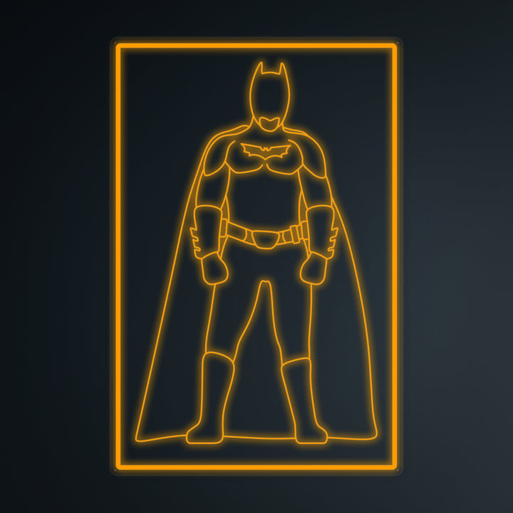 "Soldado Murciélago De La Cultura Pop" Letreros Neon en Miniatura