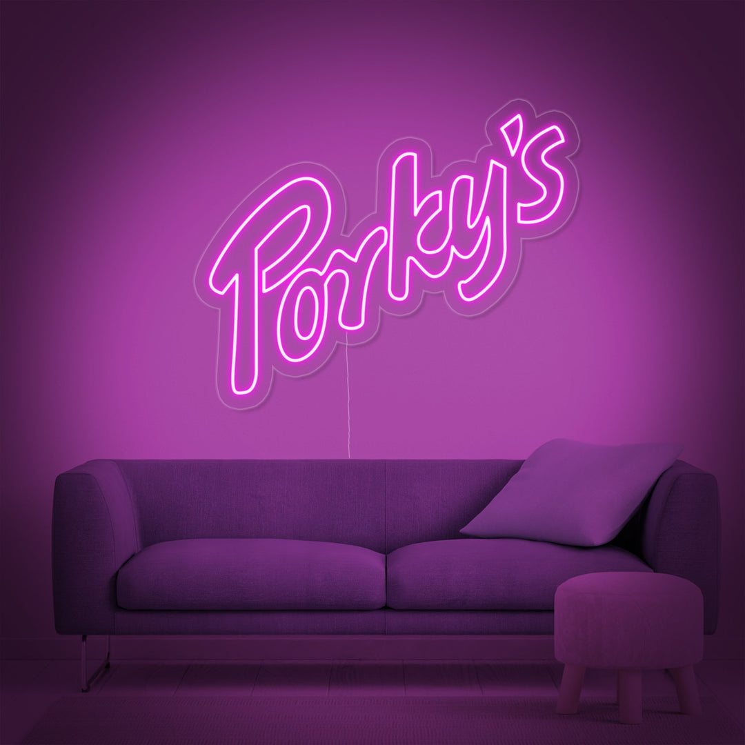 "Porky" Letreros Neon