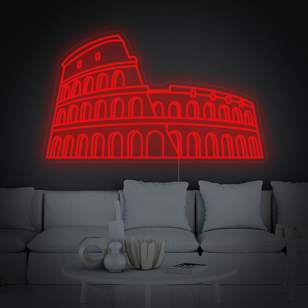"Coliseo De Roma" Letreros Neon
