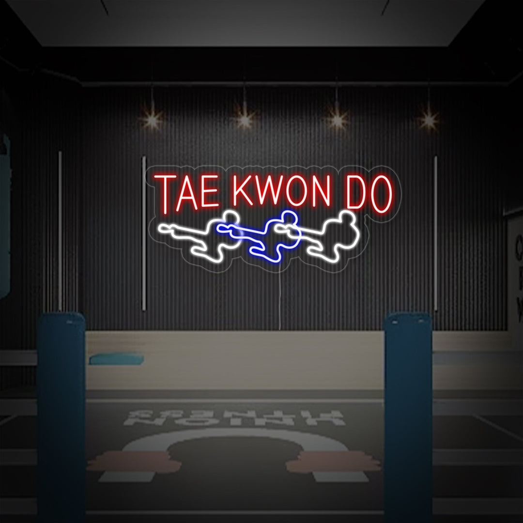 "Taekwondo Hombres" Letreros Neon