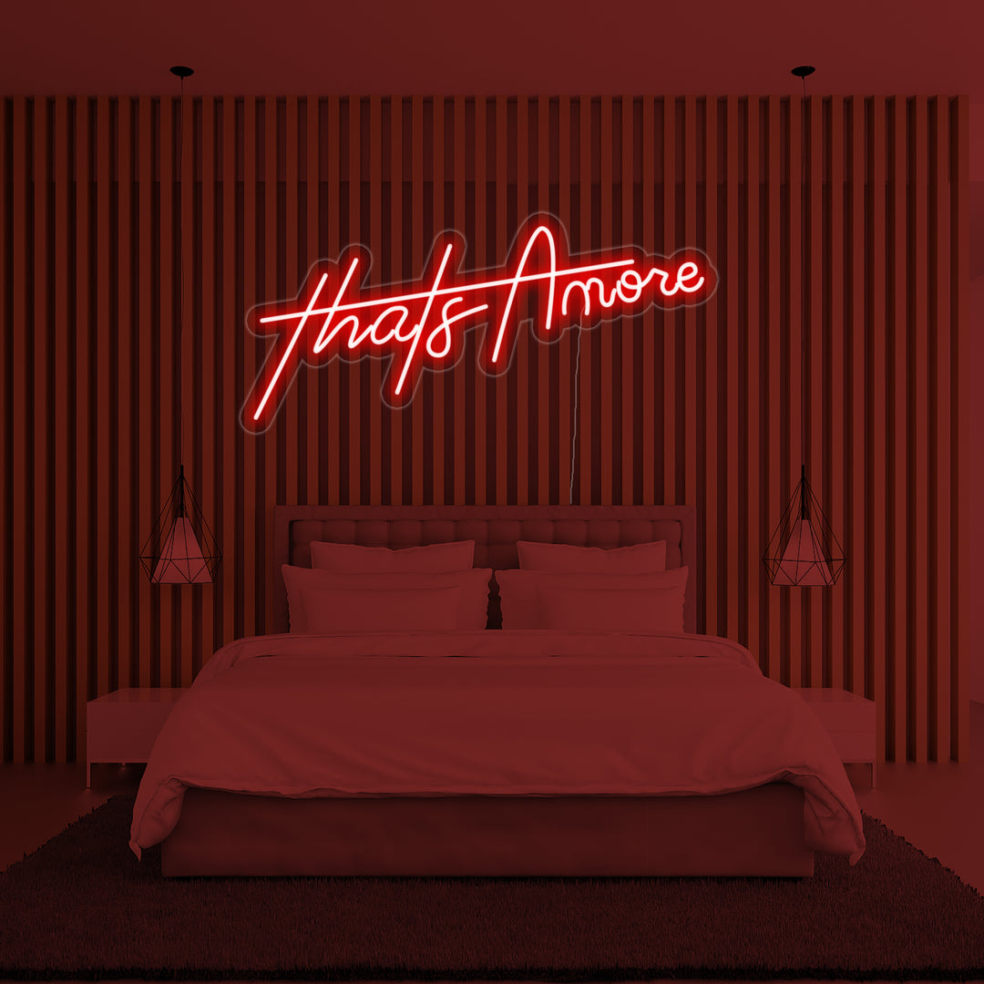 "Thats Amore" Letreros Neon