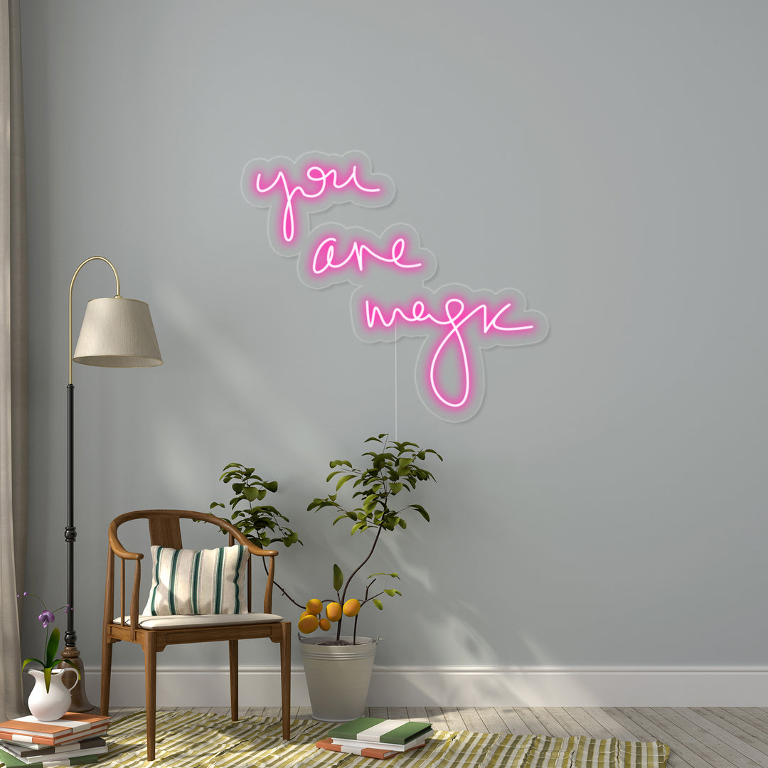 "You Are Magic" Letreros Neon