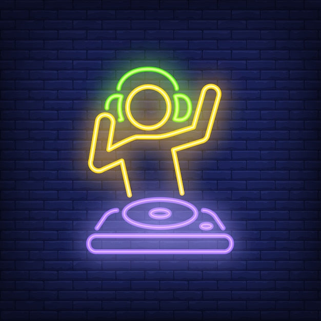 "DJ Music Bar" Letreros Neon