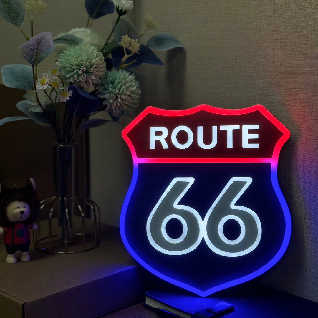 "Ruta 66" Neon Like