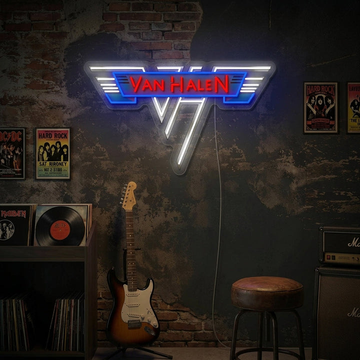 "Van Halen" Letrero de neón